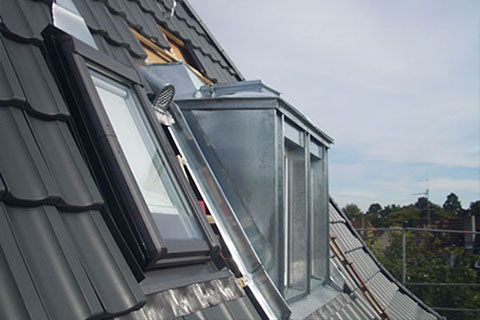 Dachsanierung Gauben Dachfenster